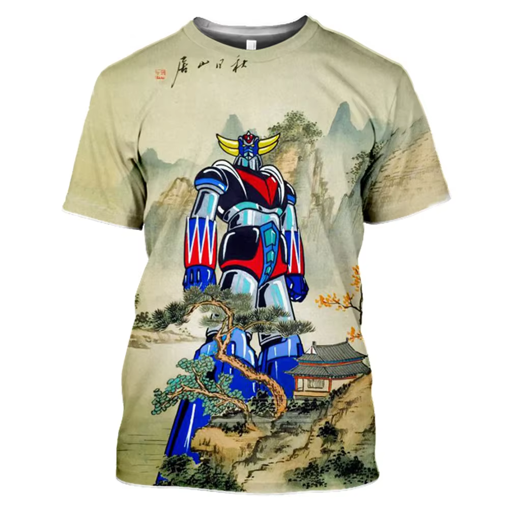 Nouveau Anime Goldorak T-Shirts UFO Robot Grendizer impression 3D hommes femmes manches courtes t-sh