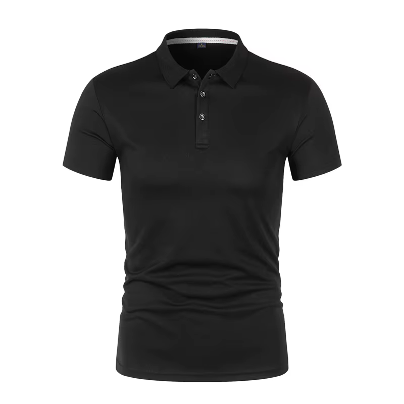 Polo à manches courtes pour hommes à séchage rapide avec chemise à revers respirante, hauts personna