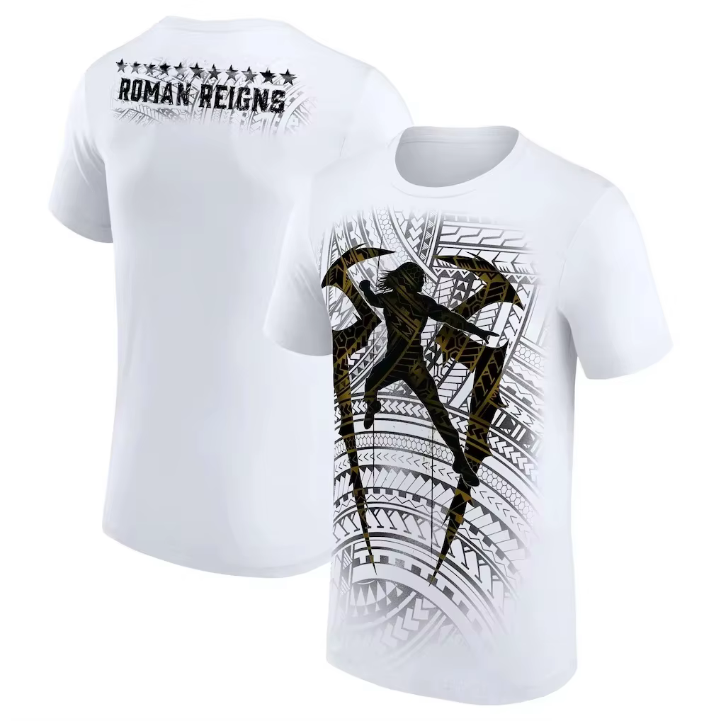 T-shirt décontracté et respirant pour homme, 100 % coton, avec logo tribal Roman Reigns, imprimé, ha