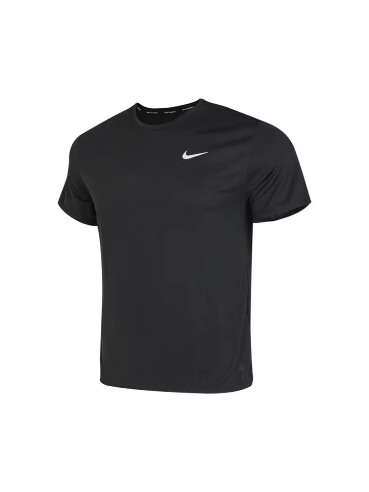 NIKE T-shirt à manches courtes AS M NK DF UV MILER pour hommes, sport et loisirs, DV9316-010