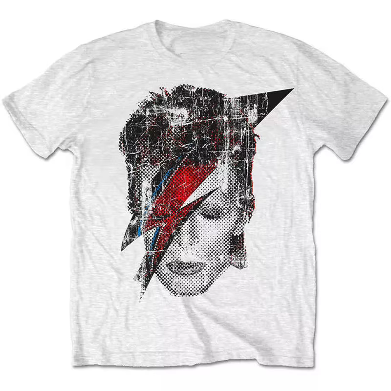 T-shirt pour homme David Bowie, style vintage décontracté, marque de luxe pour hommes et femmes, nou