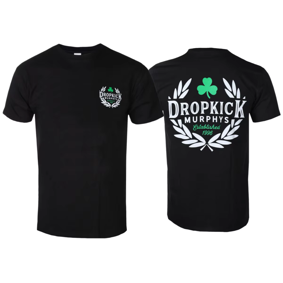 T-shirt imprimé Dropkick Murphys Scally Skull Ship - T-shirt quotidien style groupe punk celtique - 