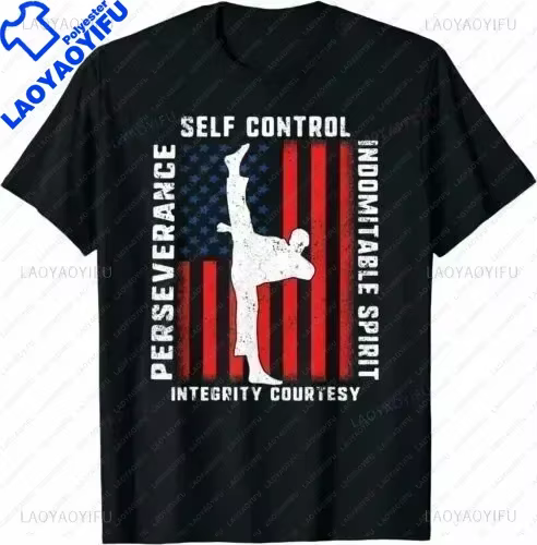 T-shirt unisexe pour les arts martiaux, streetwear, vêtement de plein air, idéal pour l'été