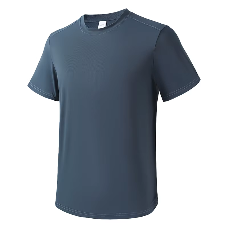 JNLN T-shirt de course pour hommes, extensible, à séchage rapide, pour trekking, randonnée, escalade