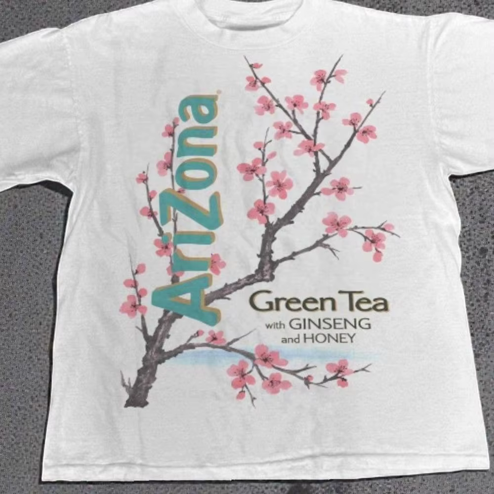 T-shirt pour homme avec motif Arizona Green Tea, vêtements tendance pour tous les jours, t-shirts gr