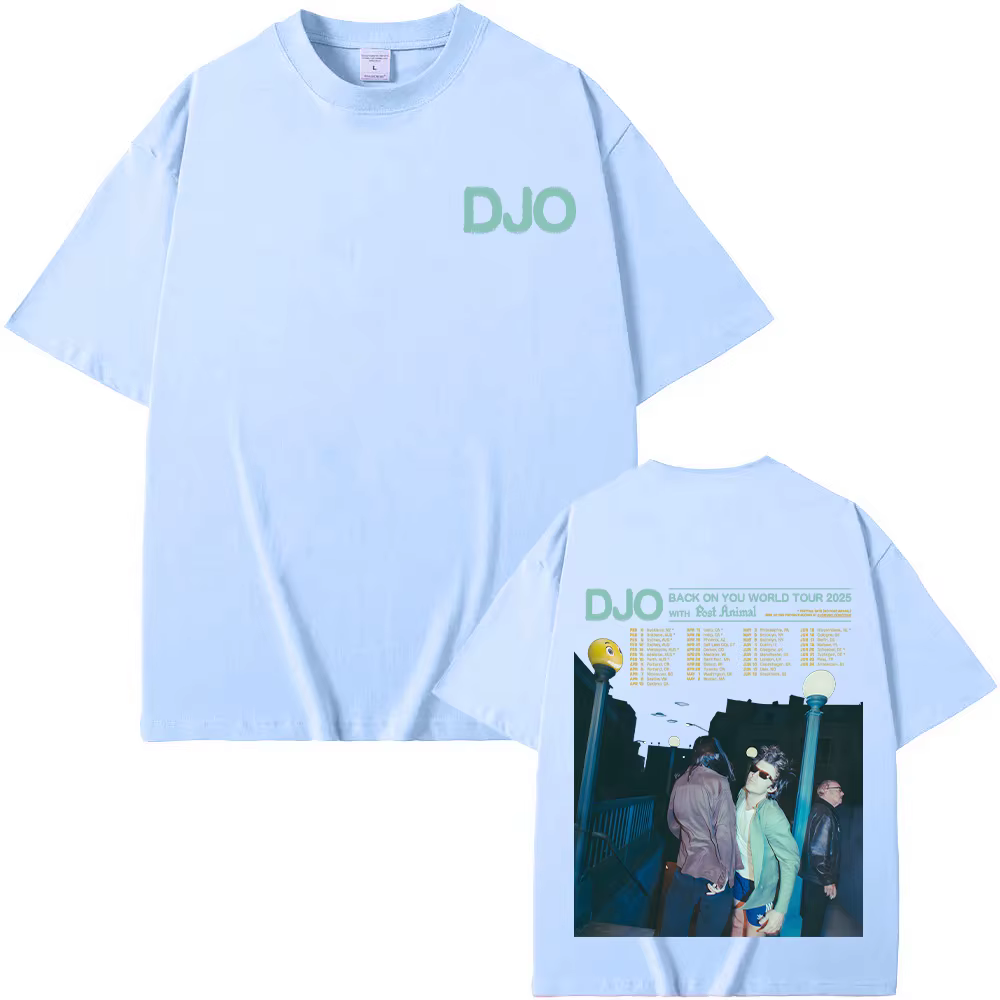 Djo retour sur vous Tour du monde 2025 T-shirts Joe Keery nouveaux Fans cadeau t-shirt unisexe surdi