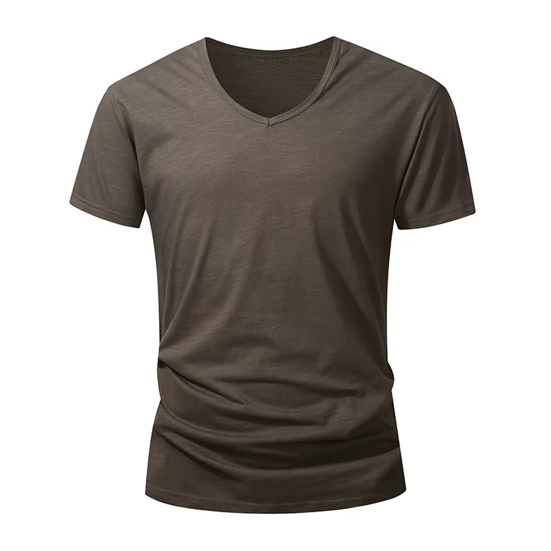 T-shirt pour homme 100% coton, manches courtes, été, noir et blanc, vêtements pour homme, doux, de h