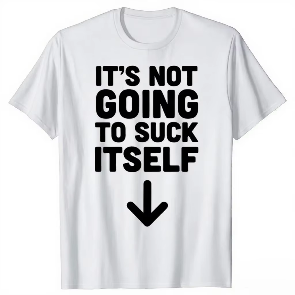 C'est intéressant que ça n'arrive pas à lui-même : T-shirt humoristique pour adultes, humorisme rétr