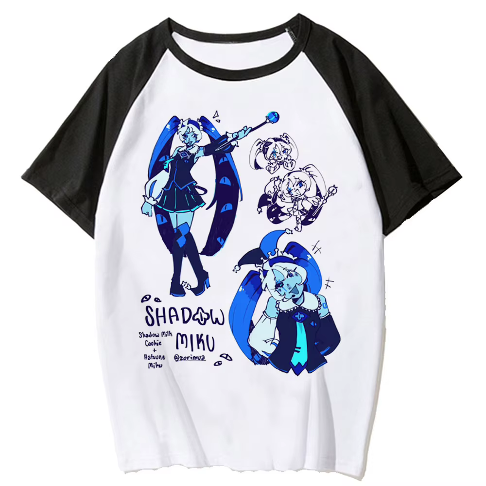 Shadow Milk Cookie t-shirt femmes 2000s respirant esthétique classique t-shirt anime classique rétro