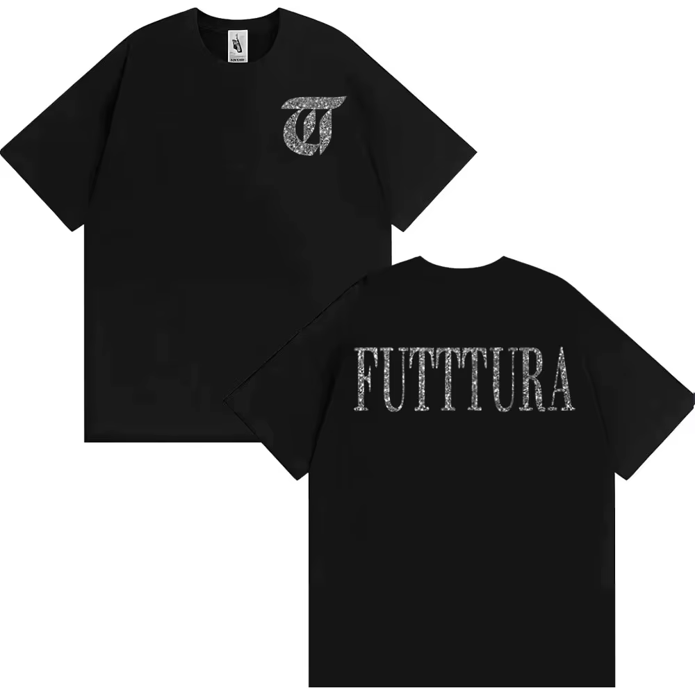 Chanteur Tini Stoessel Futtura Album Logo t-shirt hommes femmes vêtements Harajuku esthétique T-shir