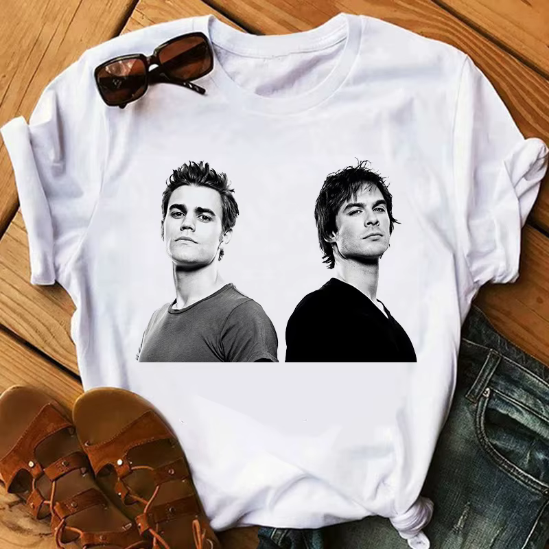 The Vampire Diaries T-shirt femme été haut ample femme T-shirt Harajuku Ulzzang vêtements décontract