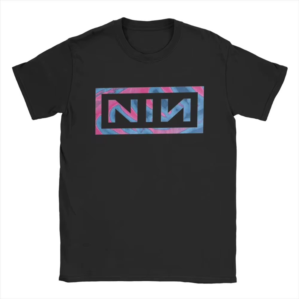 Nine pouces ongles NIN hommes coton T-Shirt drôle T-Shirt à manches courtes col rond femmes T-Shirt 