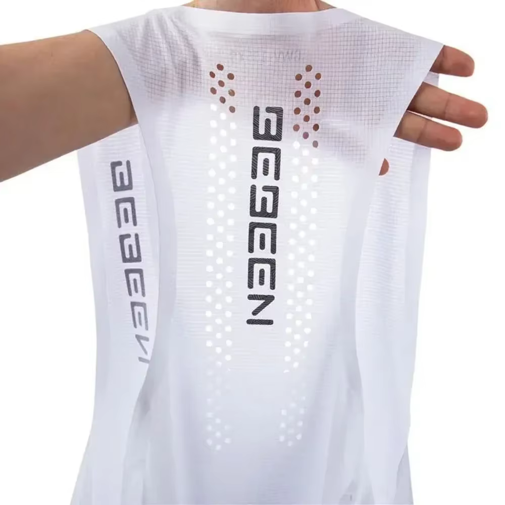 Débardeur de course pour homme en maille respirante, séchage rapide, léger, pour l'entraînement spor