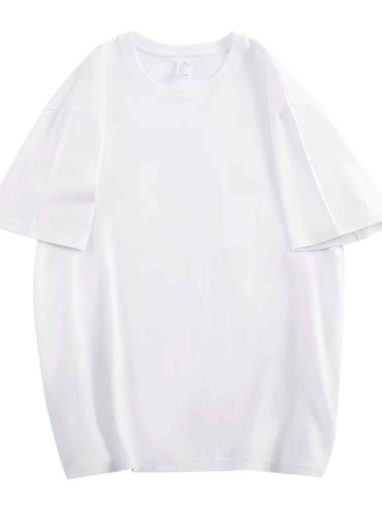 T-shirt en coton de qualité pour femme à manches courtes 2026 – T-shirts oversize d'été Harajuku pou