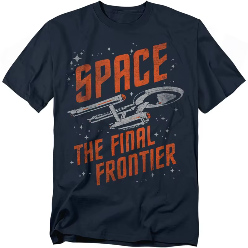T-shirt Star Trek Live Long & Prosper en charbon de bois, nouvelle collection été 2026, vintage, amp