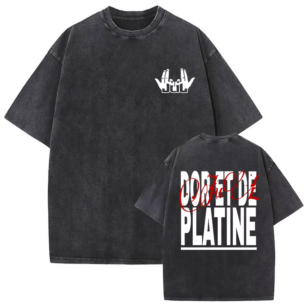 Love Jul 2025 Merch lavé Vintage T-shirt hommes femmes mode Rap Pop musique Streetwear homme Hip Hop