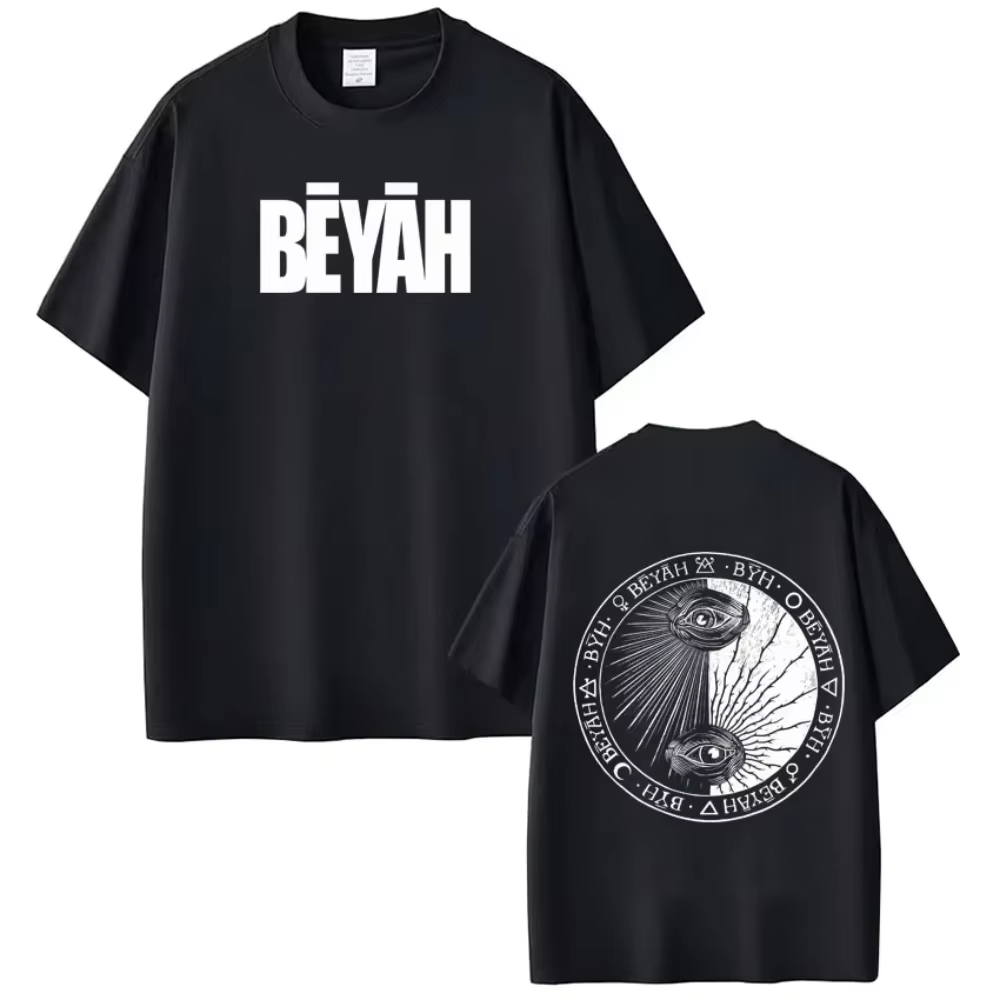 T-shirts imprimés pour hommes et femmes du rappeur Damso Beyah Tour 2026, t-shirts hip-hop d'été à m