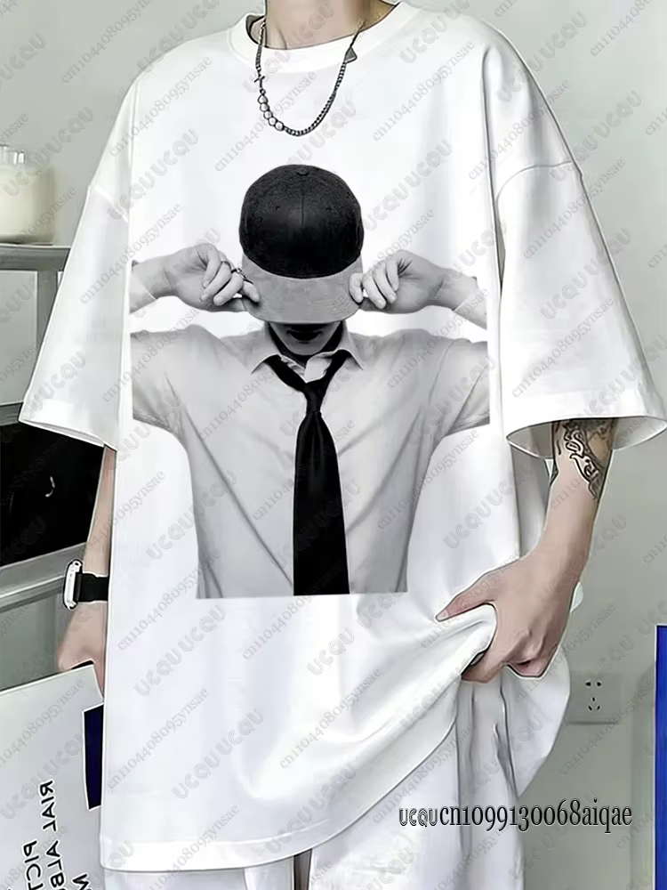 T-shirt Kpop Boy Band pour Hommes et Femmes, T-shirt d'été en Coton 2026, Polera à Manches Courtes,