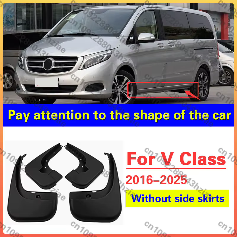 Pour Mercedes Benz Classe V W447 2016 2017 2018 2019 2020 2021 2022 2023-2025 Garde-boue et Bavettes