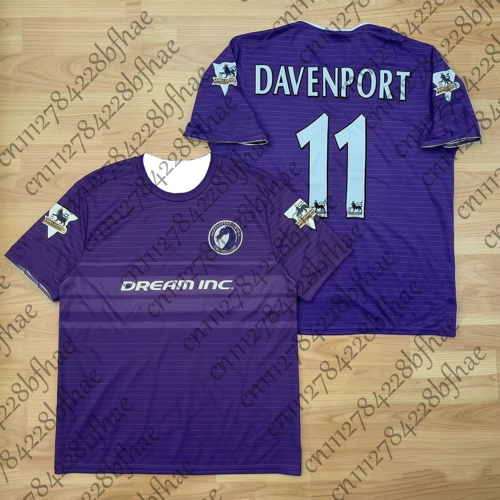 Maillot de football rétro unisexe Harchester United, vintage, Fletcher 8 11 Davenport Movie Dream Te