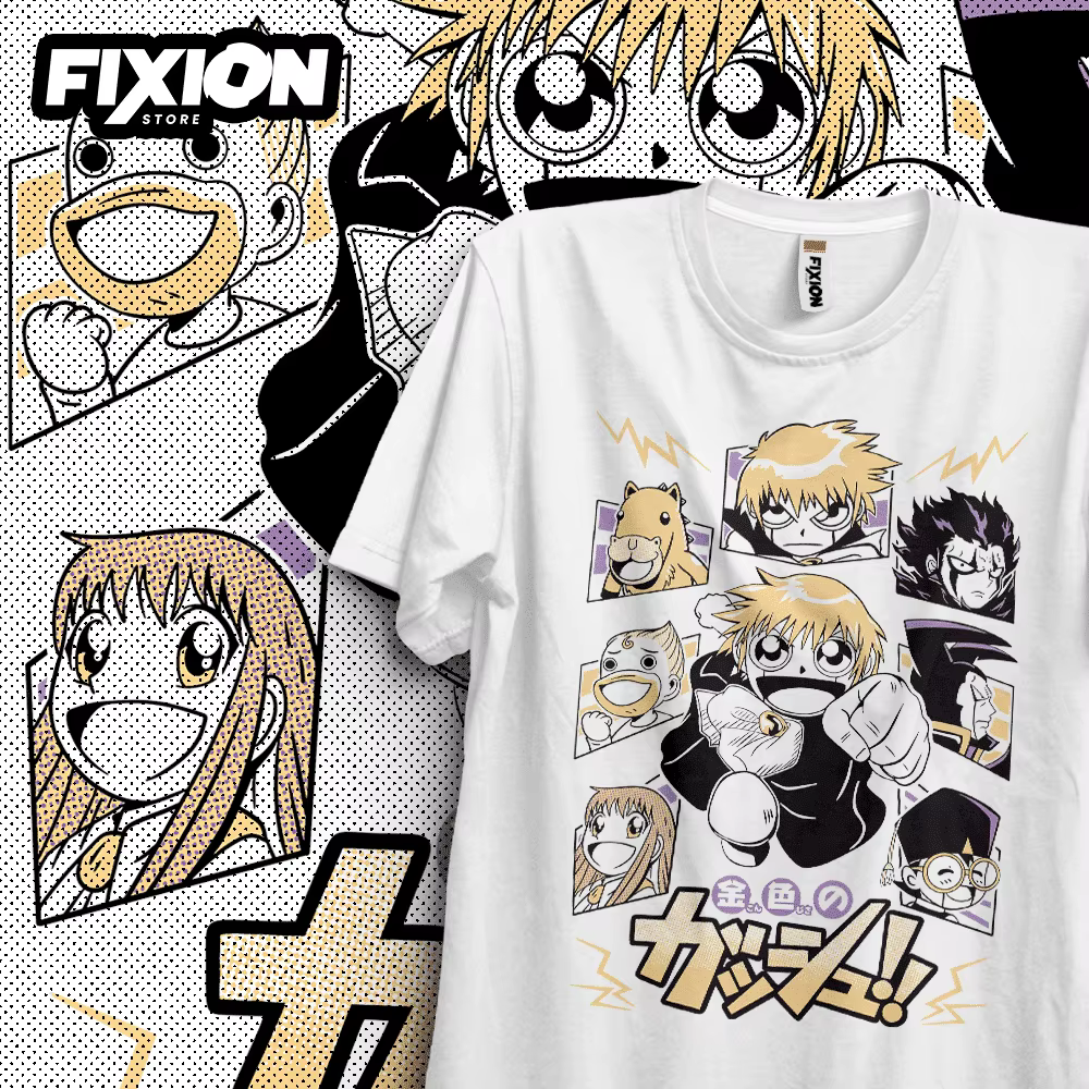 Zatch Bell JAnime t-shirt Manga cadeau pour amateur d'anime toutes tailles coton
