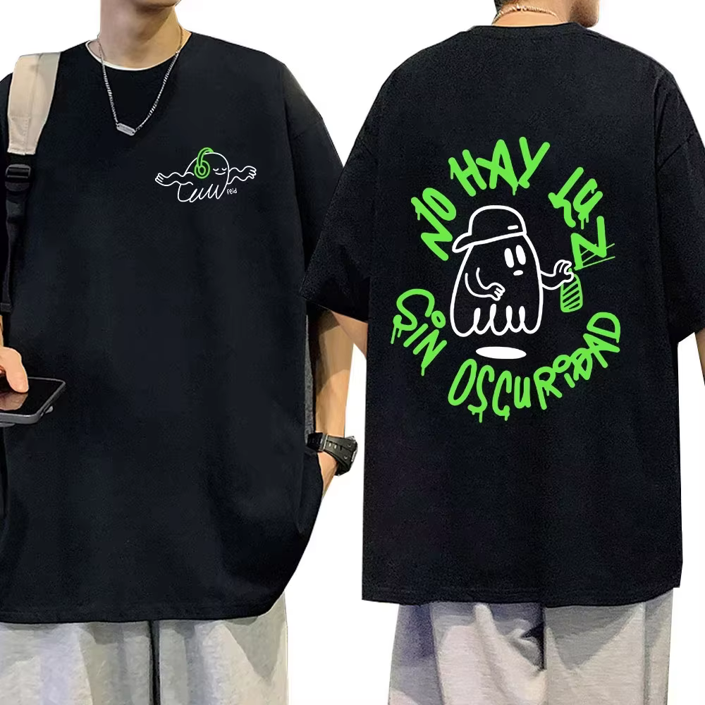 Nouveau style été 2026 – T-shirt Feid Ferxxo pour homme, modèle unisexe tendance, col rond imprimé