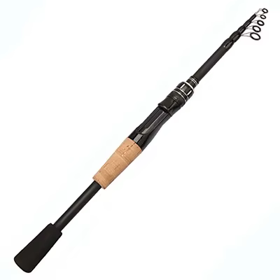 Canne à leurre télescopique 1.5M 1.8M 2.1M 2.4M canne à pêche Spinning en carbone canne à pêche Bait