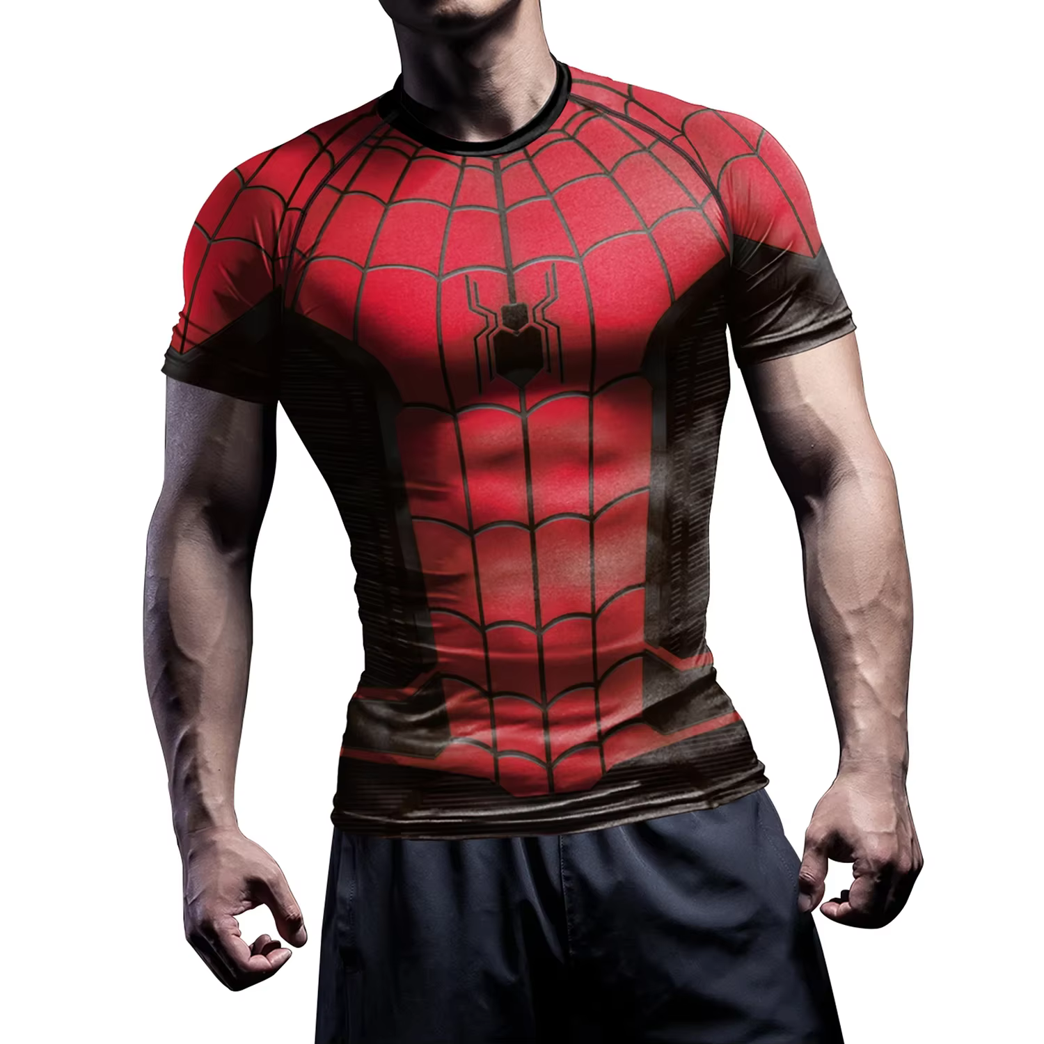 T-shirt Marvel Avengers Captain 3D pour hommes, pour un usage décontracté en été, chemise à manches