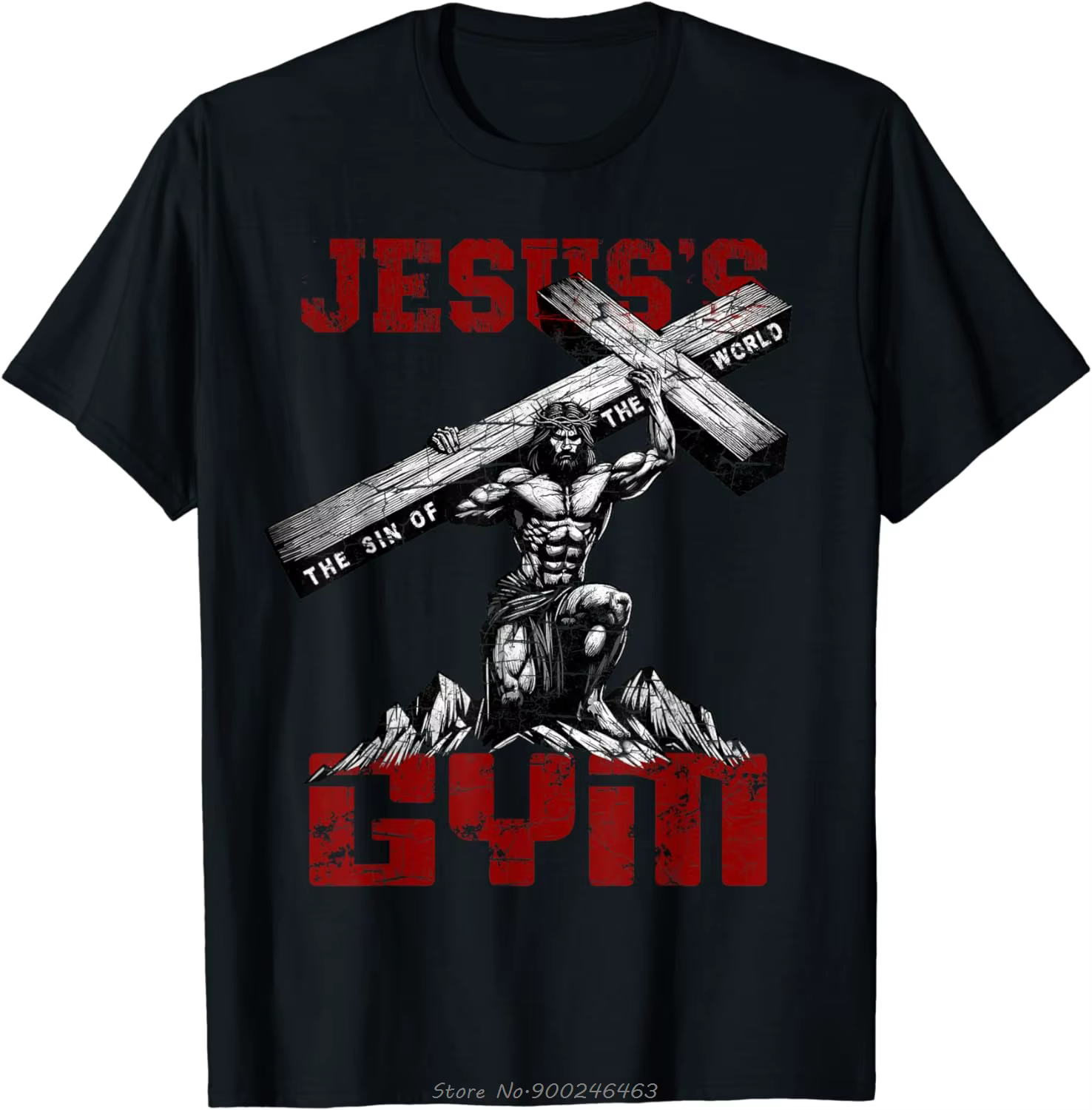 Christian entraînement T-shirt jésus gymnase culturiste Motivation T-shirt hommes coton T-shirt mode