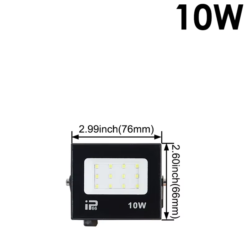 Projecteur LED 100W 150W 200W éclairage extérieur 6500K étanche Garage salle de sport rue porte appl