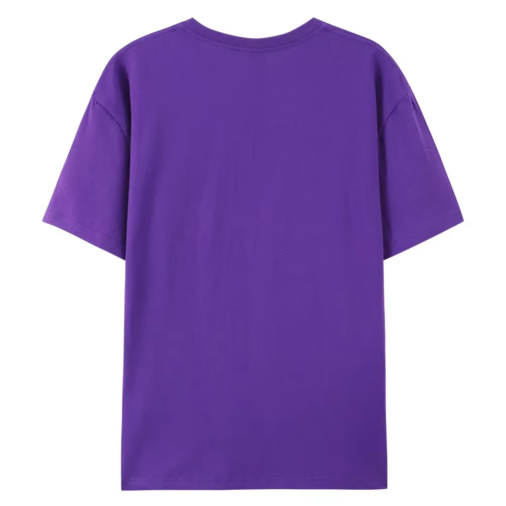 T-shirt décontracté à manches courtes pour hommes, 100% coton, t-shirts College à la mode, surdimens