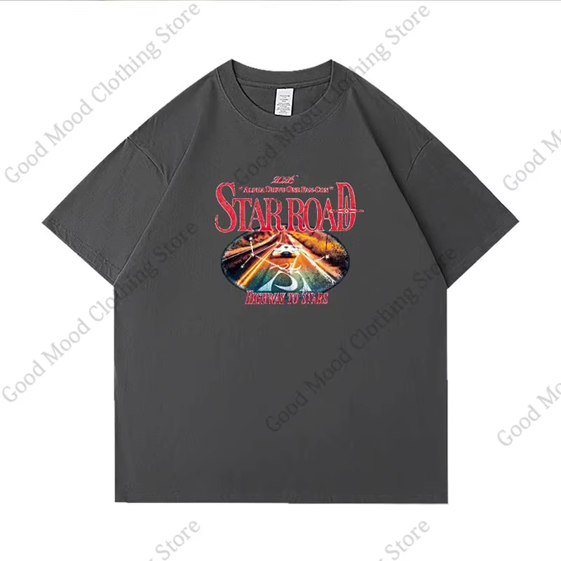 T-shirt ALD1 ALPHA DRIVE ONE STAR ROAD, vêtements de concert pour fans, t-shirt d'été pour hommes et