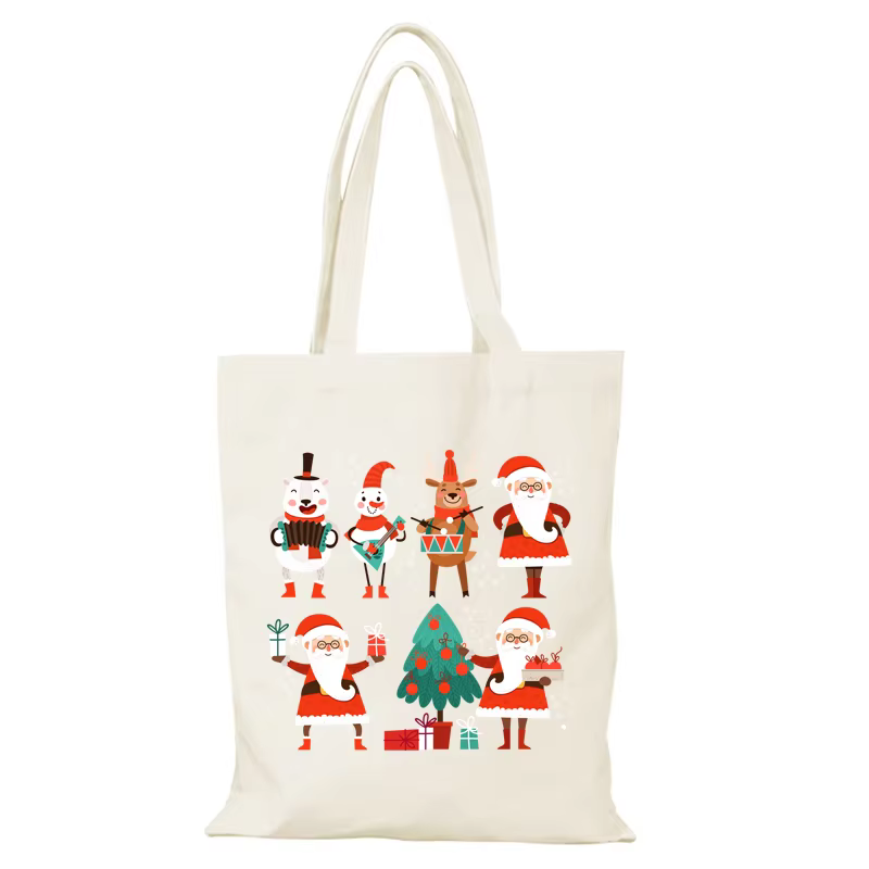 Sac personnalisé mode fourre-tout femme dessin animé femmes sac à main cadeaux de noël sacs à main s