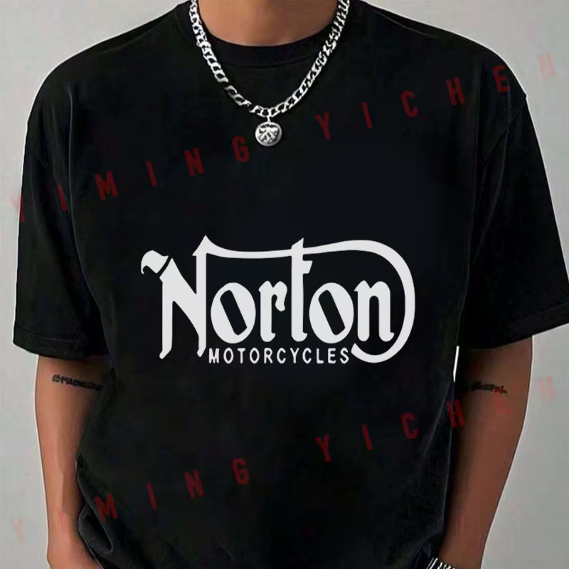 Nouveau T-shirt Norton Motorcycle Classic Logo pour motards, mode estivale décontractée pour hommes,