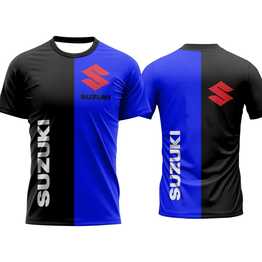 T-shirt pour hommes à imprimé 3D tendance, best-seller Suzuki, été, sport quotidien en plein air, fi