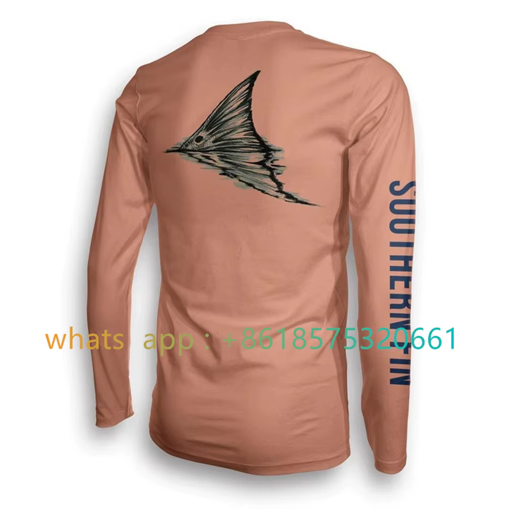 Southern Fin Apparel T-shirt de pêche à manches longues pour hommes et femmes, vêtements de performa