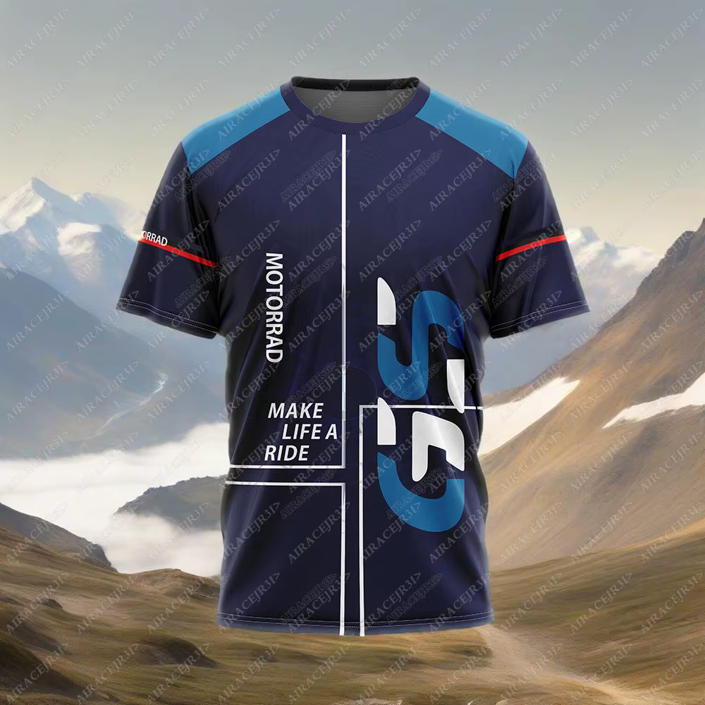 Sport automobile pour BMW Tour Sport équitation T-Shirt Motorrad rallye moto aventure course d'été h