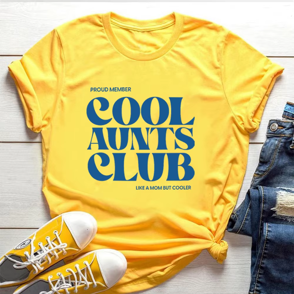 Cool tante Club graphique t-shirts Cool tante chemises Cool tante Club promu à tante chemises future