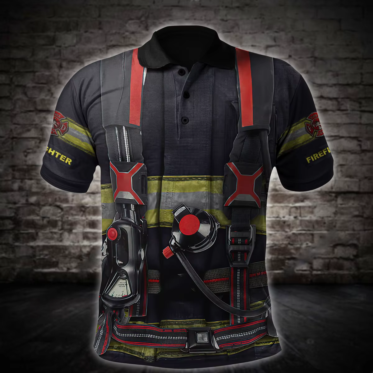 Polo à Manches Courtes avec Nom Personnalisé pour Homme, Vêtement Imprimé en 3D, Style Urbain et Déc