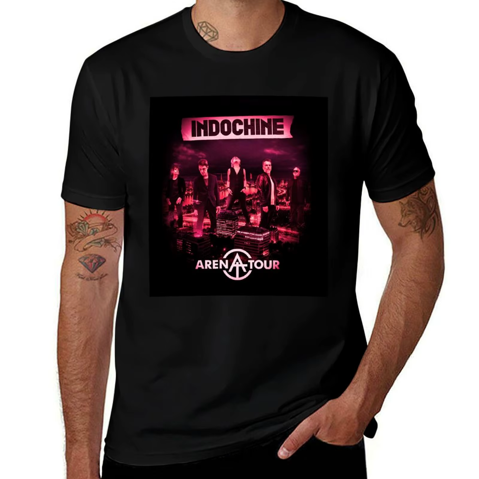T-shirt Indochine Arena Tour, T-shirt sur le thème d'Halloween