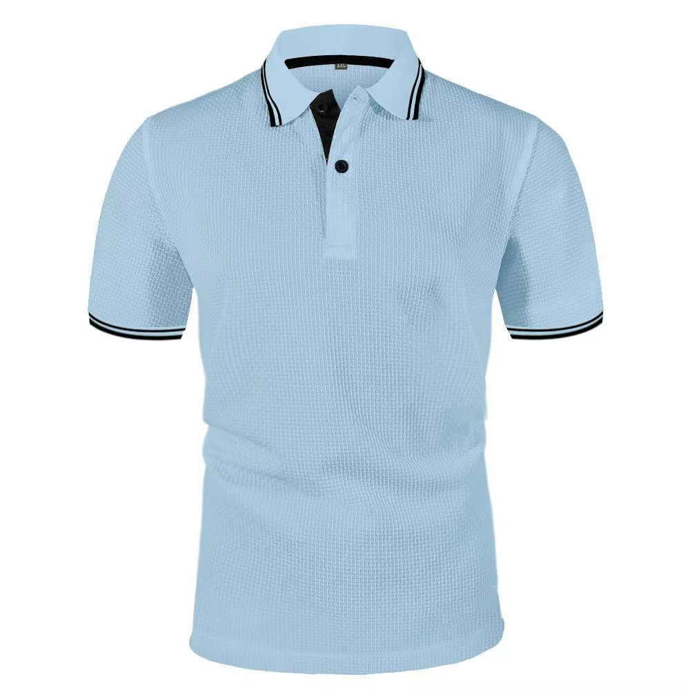 Hommes polos Martini course Polo été glace soie Cool coupe ajustée maille t-shirts doux hommes t-shi
