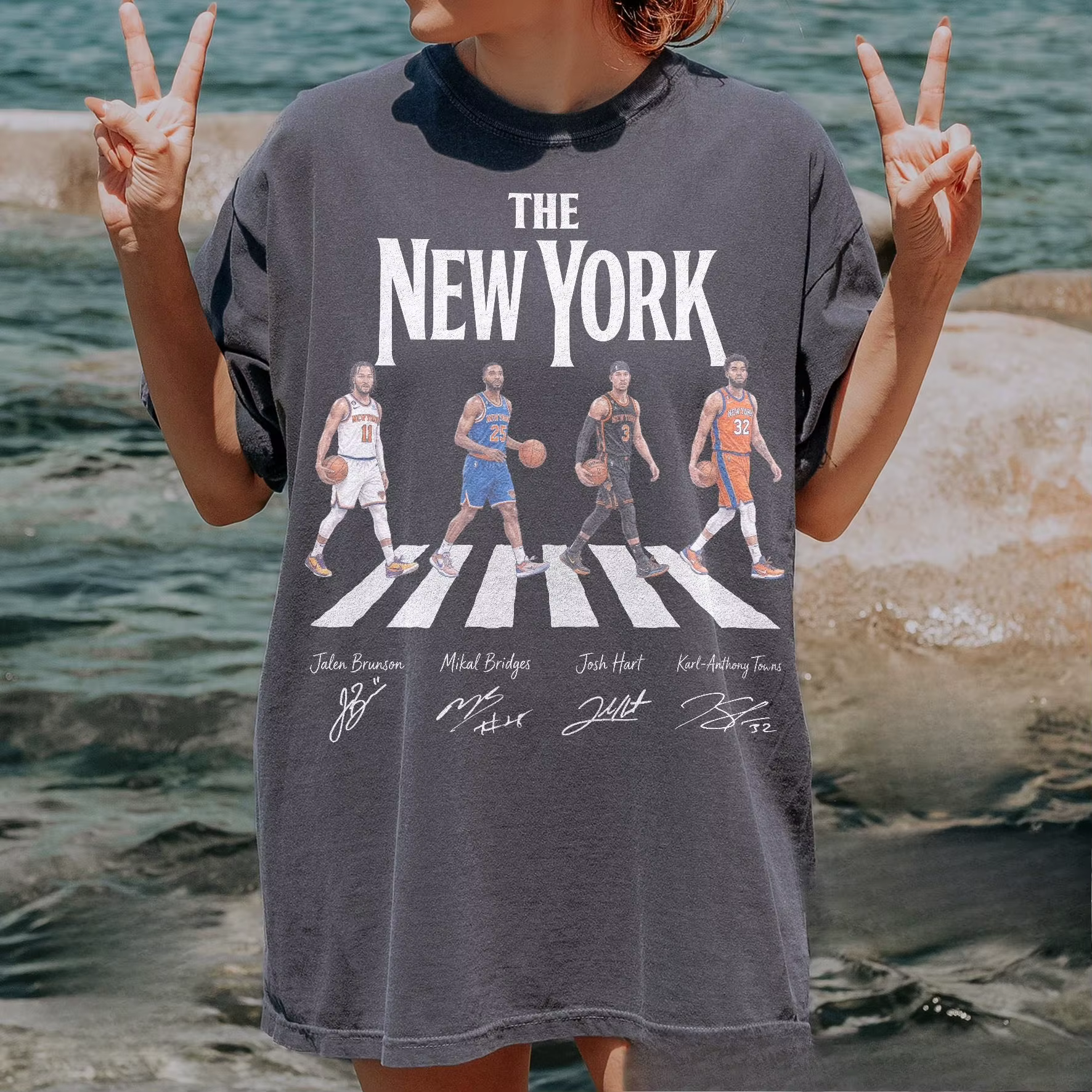 T-shirt Brunson des Knicks de New York 2026, nouveau, 100% coton, unisexe, mode streetwear, t-shirt 