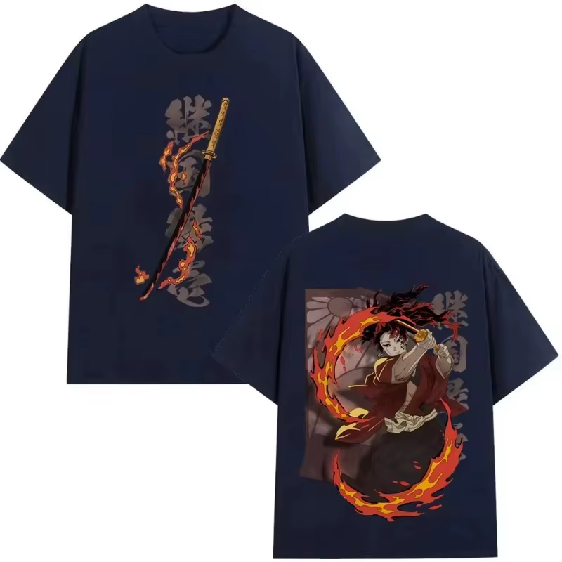 T-shirt Anime Demon Slayer 2026 pour Hommes et Femmes – Vêtements d'été Respirants et Tendance pour 