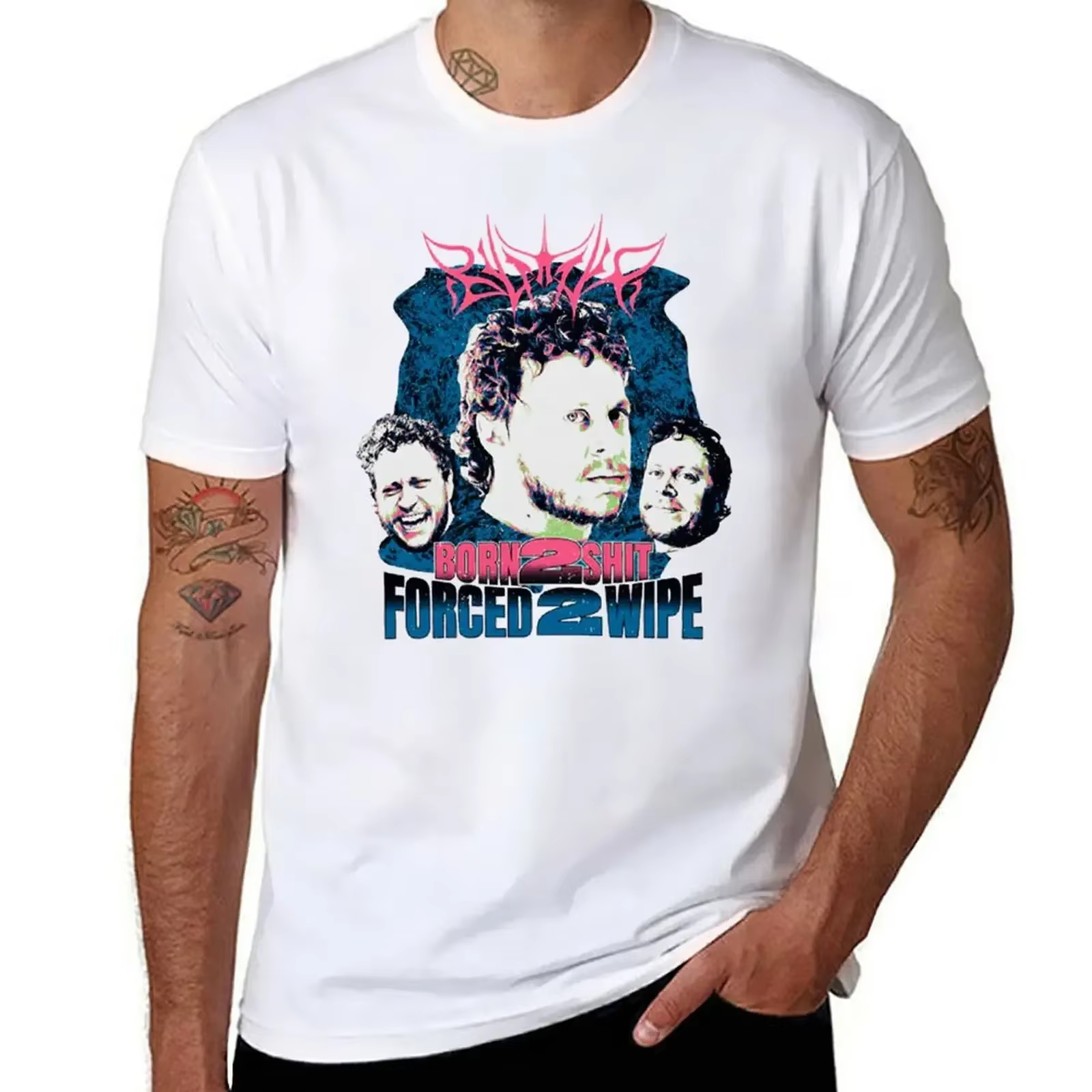 Bilmuri T-Shirt personnalisé mode coréenne T-Shirt hommes 100 ℅   coton 2025 nouveau modèle