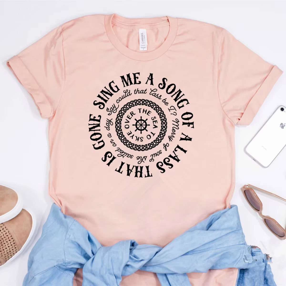 T-Shirt de la série Sing Me a Song Skye Boat Outlander Book, T-Shirt de la série Tv, T-Shirt de la s