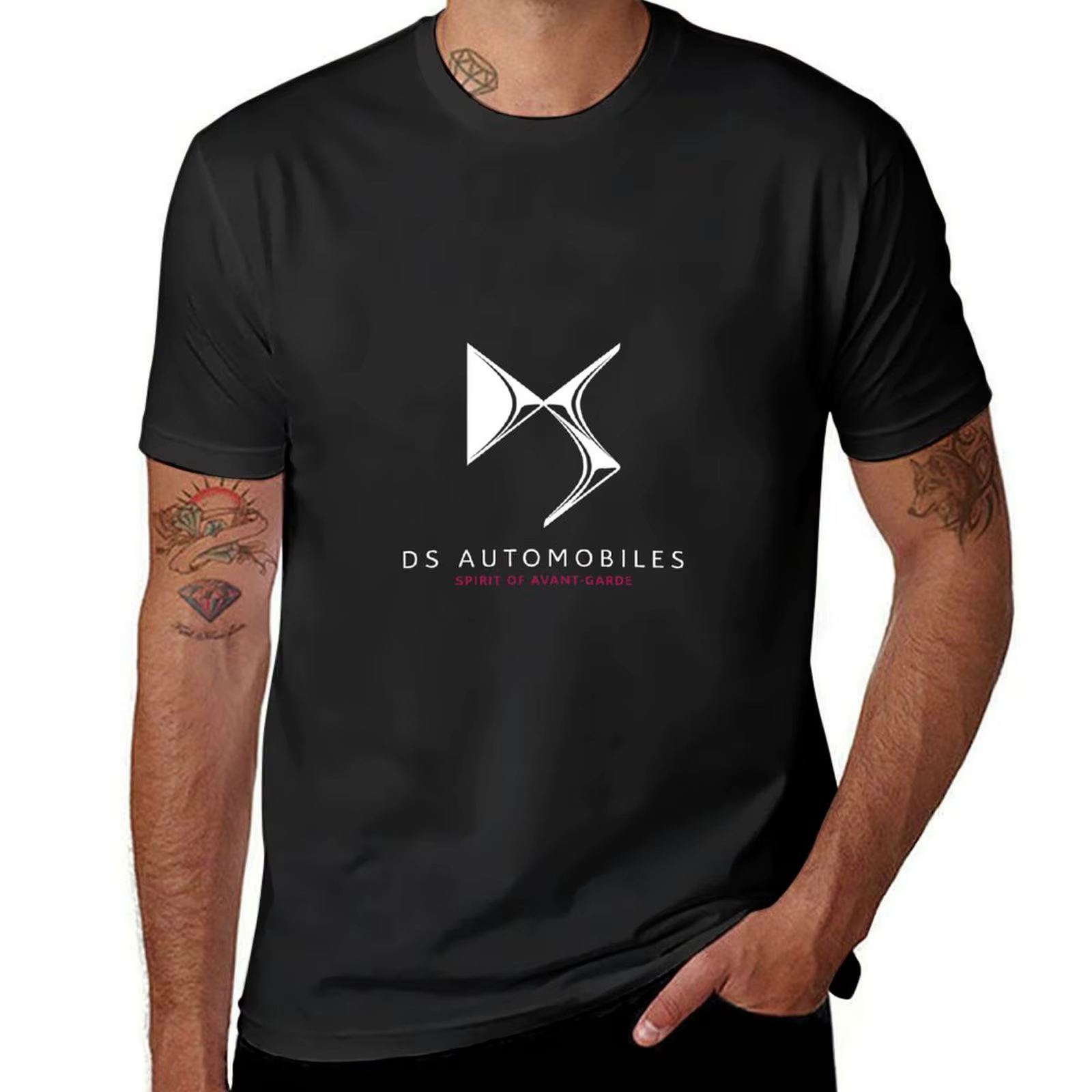 T-shirt blanc DS Automobiles pour hommes, Spirit of Avant-Garde, chemisier mignon, médicaments, fans