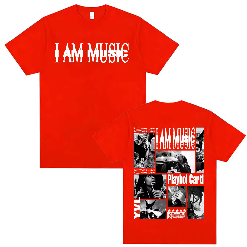 T-shirt en coton pour hommes, vêtements hip-hop, vintage des années 90, avec logo de l'album I AM TI