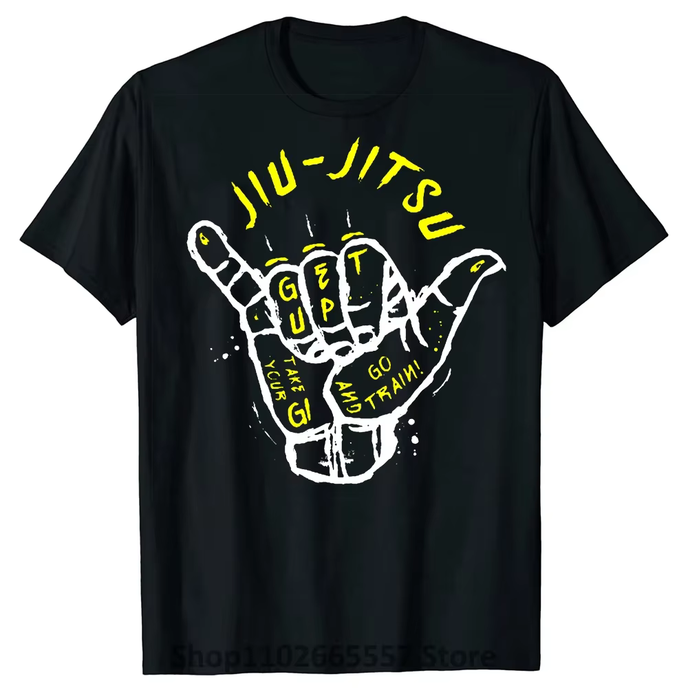 T-shirts amusants de Jiu Jitsu BJJ Judo, streetwear graphique à manches courtes, cadeaux d'anniversa