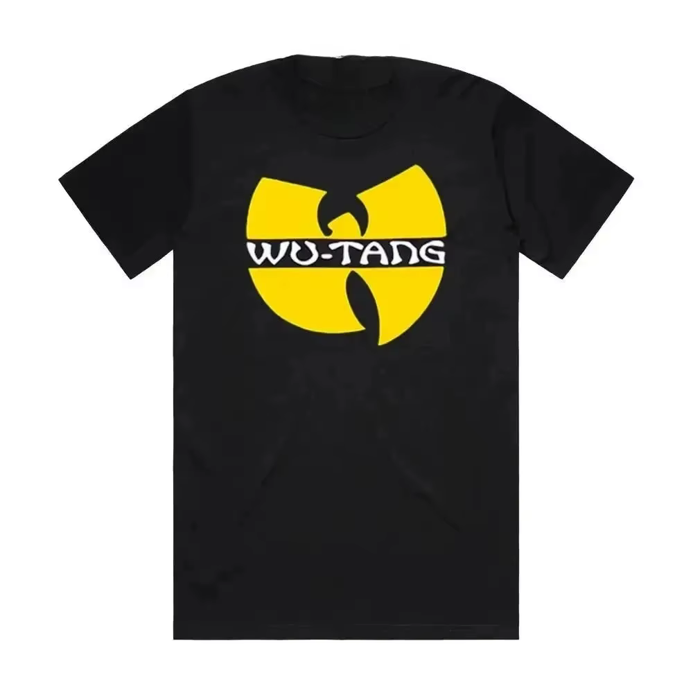 T-shirt décontracté Wu-Tang Clan rétro des années 90, t-shirt unisexe à col rond en coton à manches 