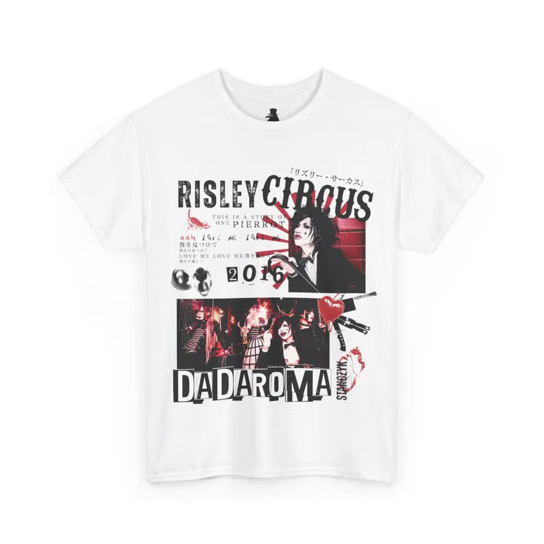 T-shirt Risley Circus 2016 DADAROMA, vêtements surdimensionnés, vêtements de personnalité, vêtements
